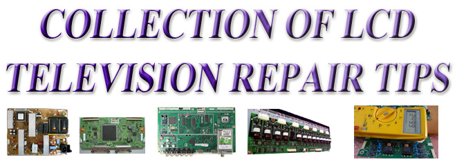lcd television repair tips and problem solution header