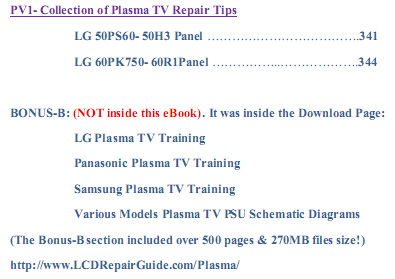 how to repair 3d plasma tv