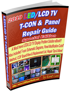 Best LED LCD TV Screen T-con & Panel Repair Tips ebook