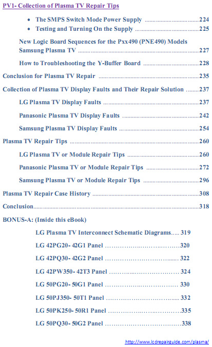 how to troubleshooting & repairing plasma tv